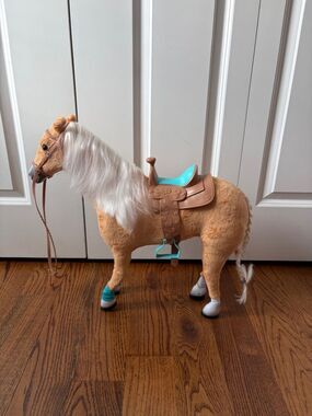My Life 18" Brown Palomino Horse Posable American Girl Size
